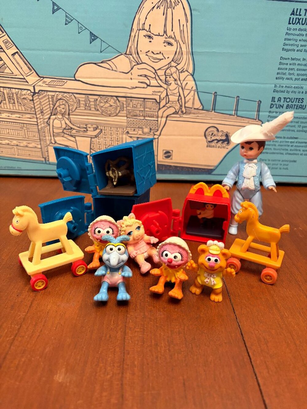 Lot of Vintage MacDonald's Toys Muppets 13 Pieces Used